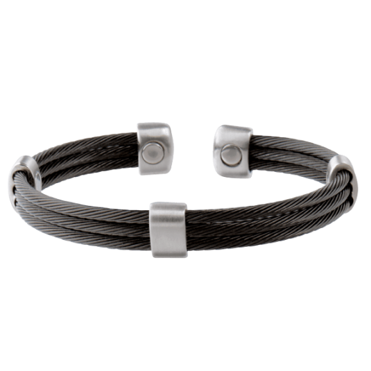 Trio Cable Black/Satin Stainless Magnetic, back
